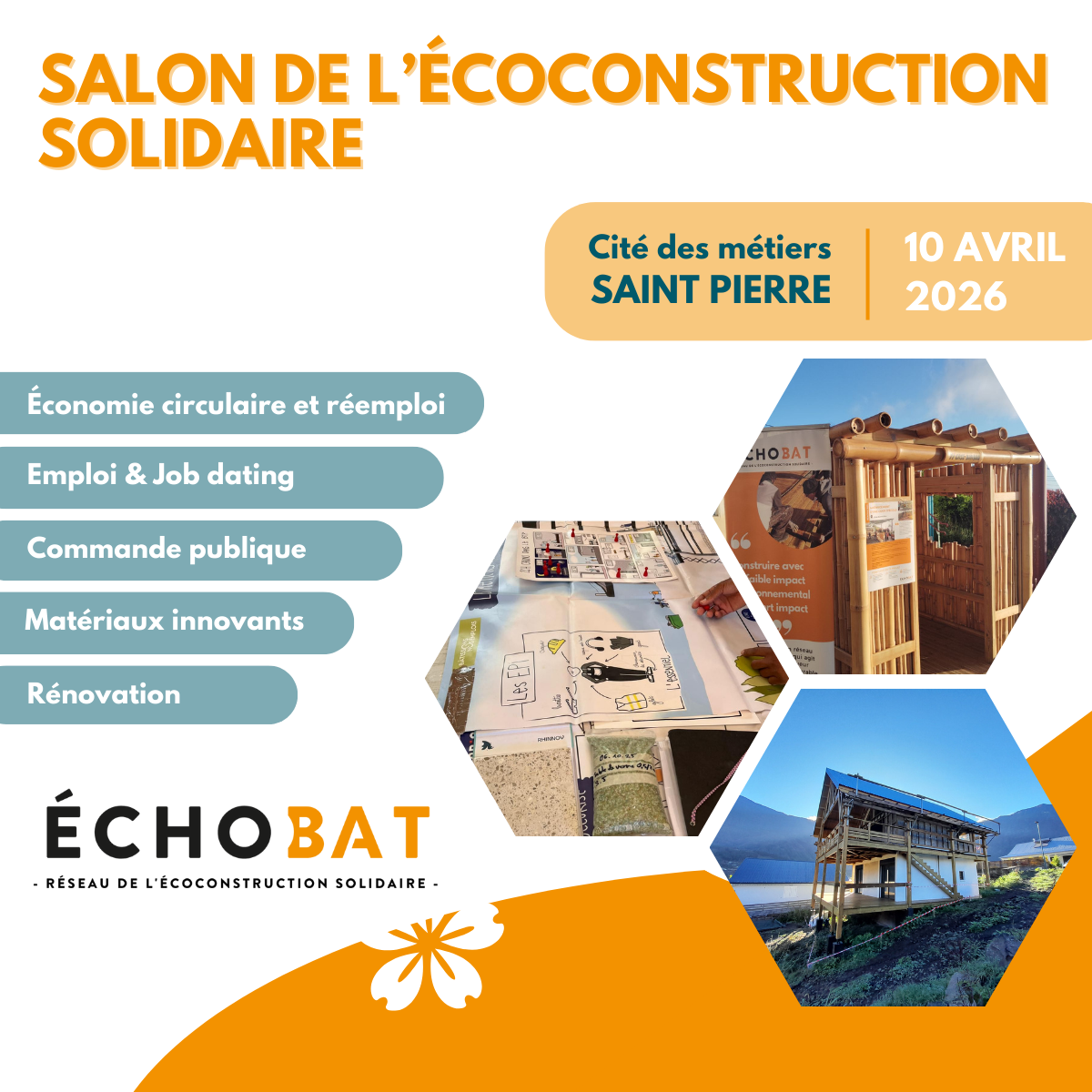 Un premier Salon de l’écoconstruction solidaire organisé par ÉCHOBAT à La Réunion !